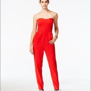 RACHEL Rachel Roy Strapless Jumpsuit